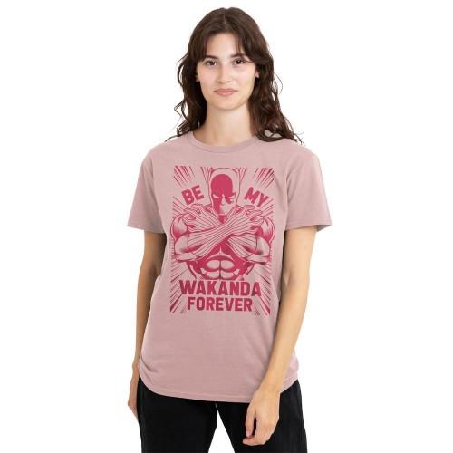 Black Panther Unisex Adult Be My Wakanda Forever T-Shirt