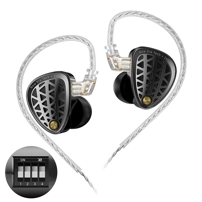 KZ Zenith High-End Tunable In-Ear Earphones Metal Headset Dynamic Driver lEMs headphones