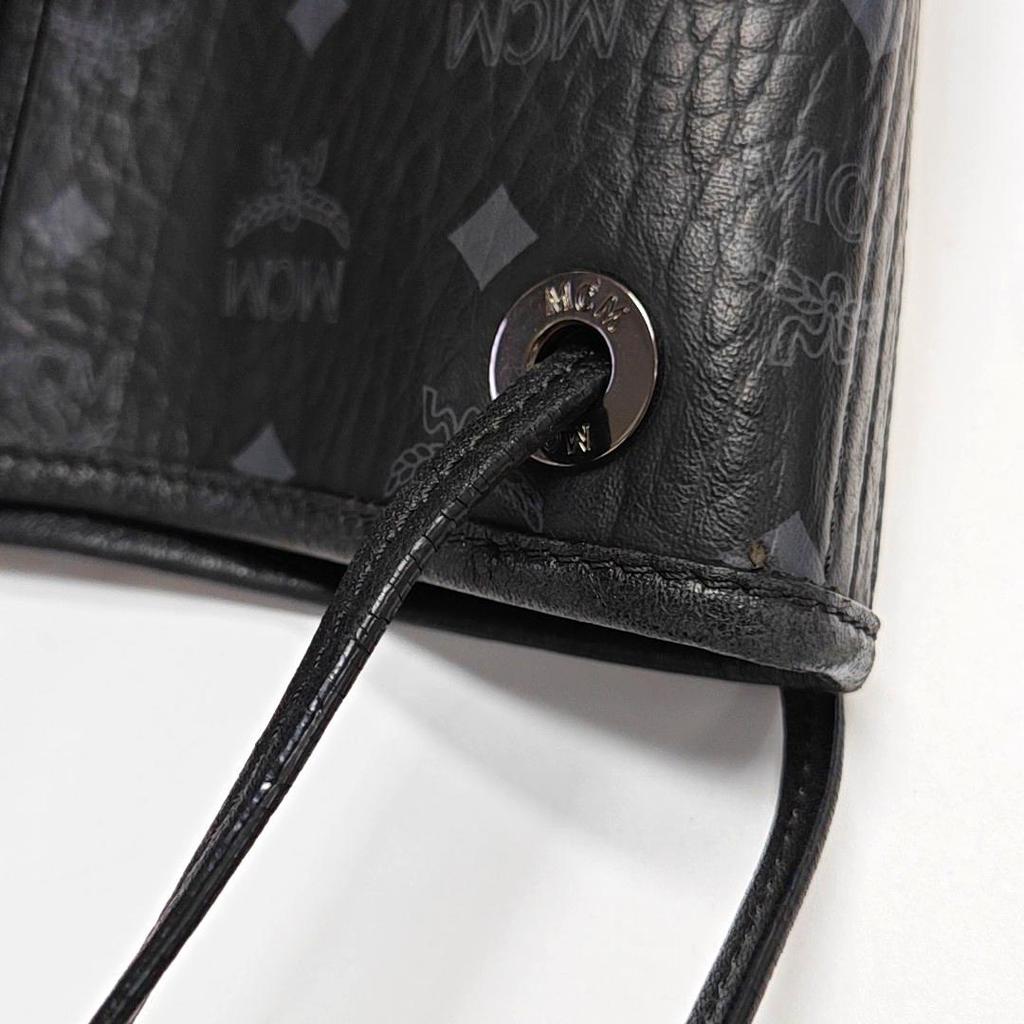 [Pre-Owned] New Monogram Print Large Capacity Coated Canvas And Leather Tote Bag - Fair #1DVI5OX