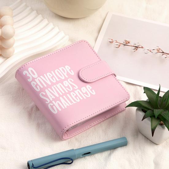 Папка для денег для экономии денег 30 конвертов, бюджетная книга для экономии денег, органайзер для денег из искусственной кожи для дома, школы, путешествий