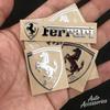 Silver Metal Stickers DIY Self-Adhesive Horse Styling Decor Decals For Ferrari SP3 Spider SF90 F80 Interior Exterior Accessories JG4