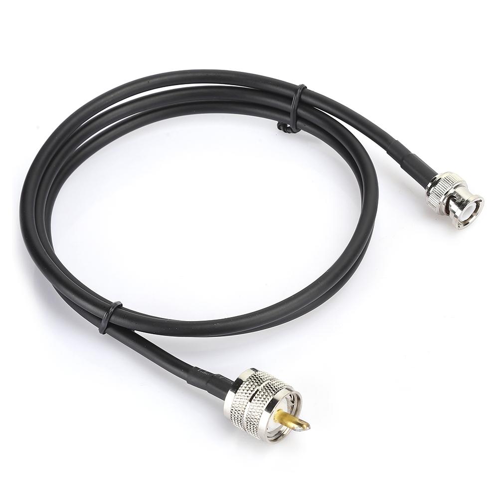 1M UHF Male PL259 to BNC Male Тестовый кабель Провод Коаксиальный Кабель Адаптер Аксессуар