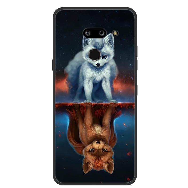 For LG G8 ThinQ Case Soft Silicon TPU Phone Case Cover for LG G8 ThinQ Back Cover G8thinQ G 8 Bumper Funda Shells Protective