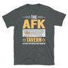 Футболка унисекс с коротким рукавом "AFK Tavern Place for Away From Keyboard"