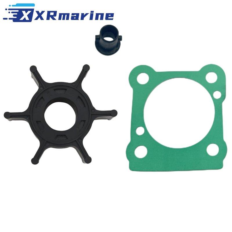 6G1-44352 Water Pump Impeller with Gasket Damper for Yamaha 2 Stroke 6HP 8HP Outboard 6G1-44352-00 18-3066