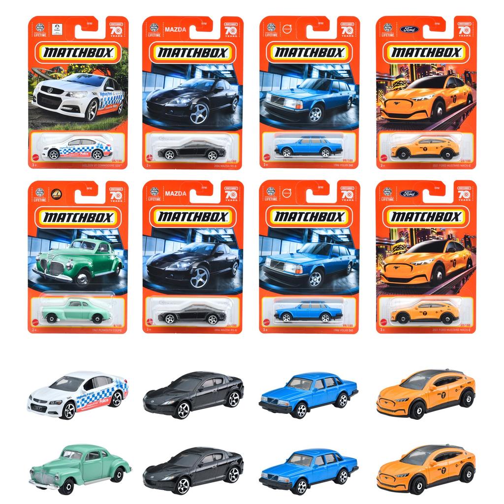 MATTEL Matchbox Basic Car Assortment Mini Cars Box Years Old and [24 Sold] [3 Up] 980U-30782