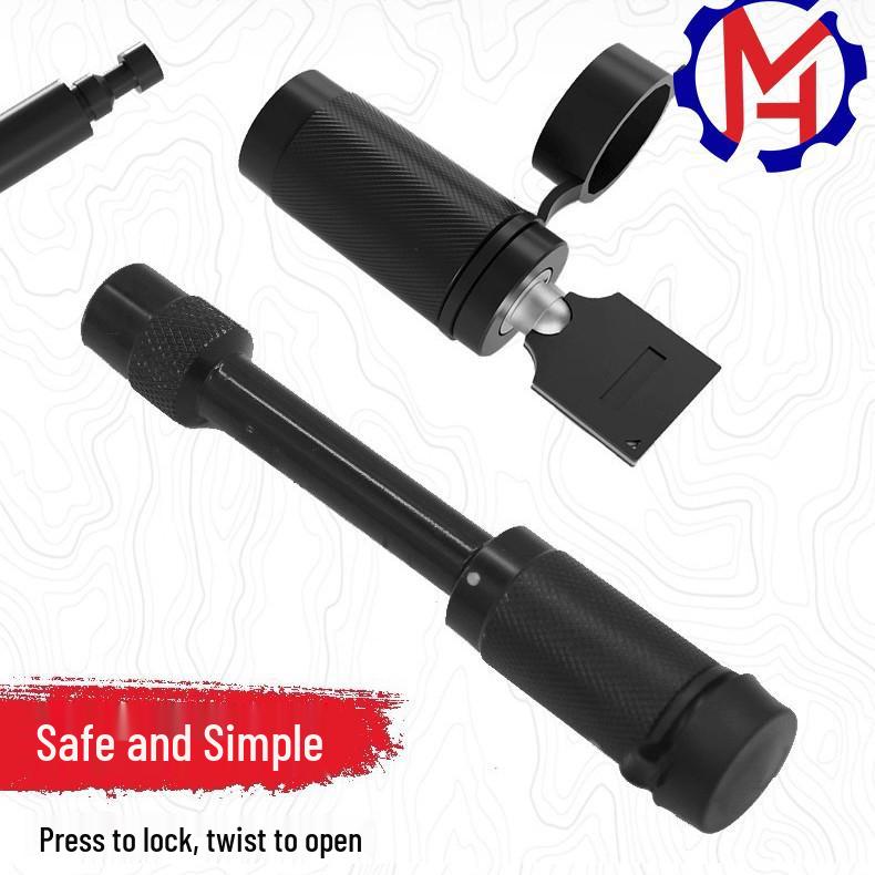 Универсальный фиксатор сцепного устройства Замок для фаркопа прицепа с антикоррозийным ремешком и 2 ключами для защиты от кражи