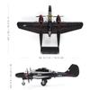 NUOTIE Black Widow Widow In Black Metal Fighter Model World War II Diecast Metal Model Military Collectibles Gifts 1144 P-61B &