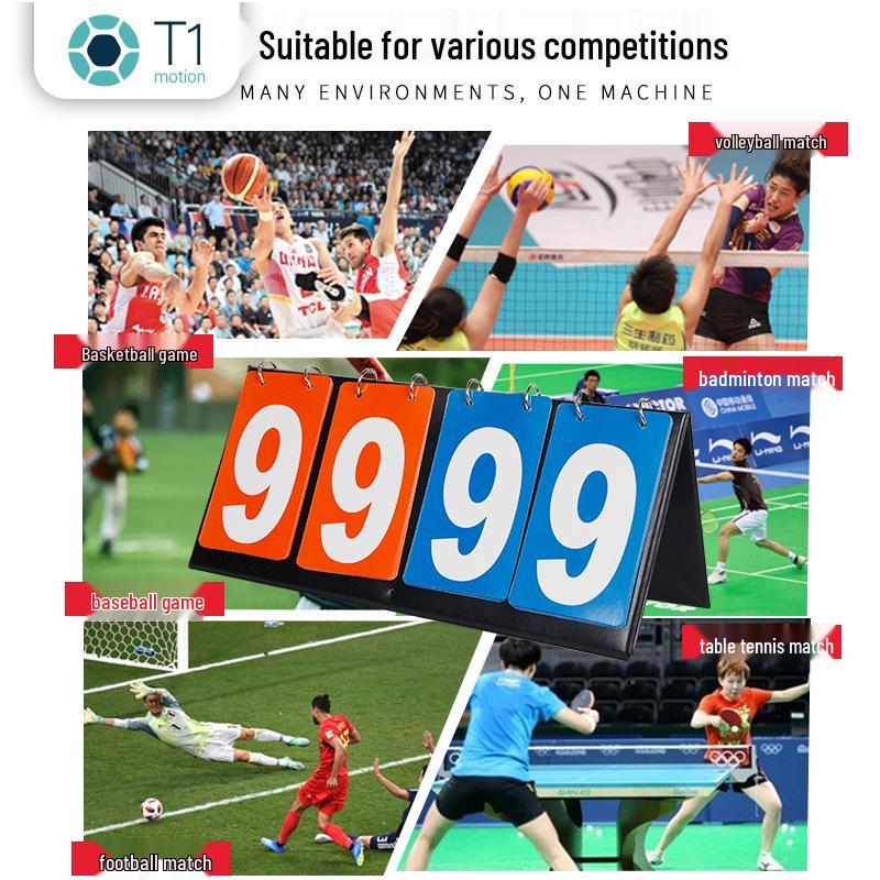 Простое многоразрядное табло для баскетбола, футбола, волейбола, настольного тенниса, бадминтона