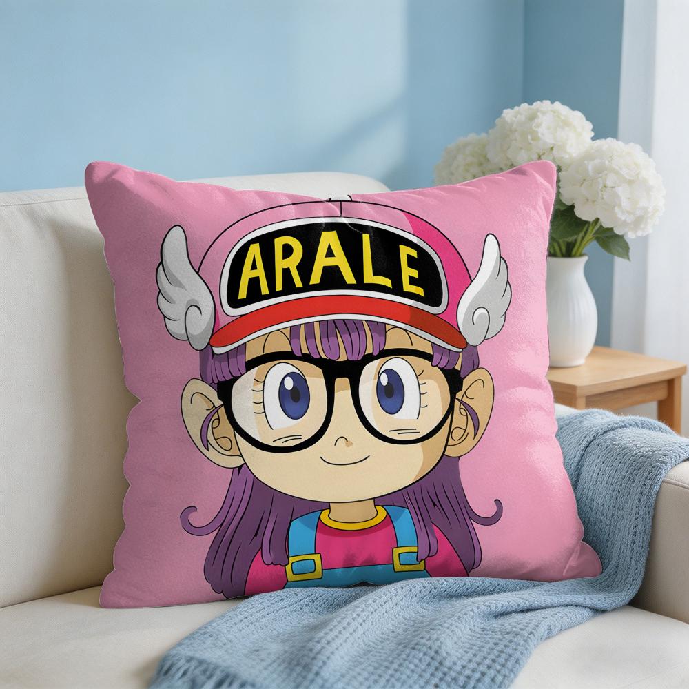Dr SLUMP AARALE CHAN Cushion Cover Square Pillow Bedroom Sofa Leisure Comfort Living Room Home Decoration X