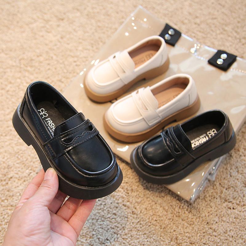 Корейские ретро повседневные детские туфли из кожи, новые осенние туфли в британском стиле