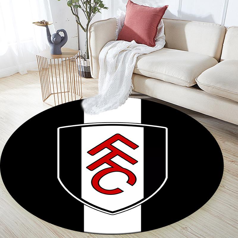 Fulham Round Area Rug Under Office Chairs Bedroom Living Room Home Decor
