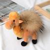 Kawaii Plush Camel Keychain Soft Car Key Ring Creative Plush Dolls Pendant  Girl