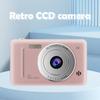 Portable Ccd Digital Camera 5Mp 4K Video Vlog Dual Camera 64G Memory Card 8X Zoom Auto Focus 2.4 Inches Screen For Students