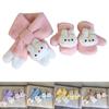 Rabbit Plush Scarf Plush Girl&Child Scarf Ornaments Cute Winter Warm Neck Scarf  Baby Accessories