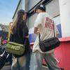 Casual Commuter Messenger Bag Lightweight and Simple Shoulder Bag 2025 Summer New Foreign Style Niche Many Pockets Casual