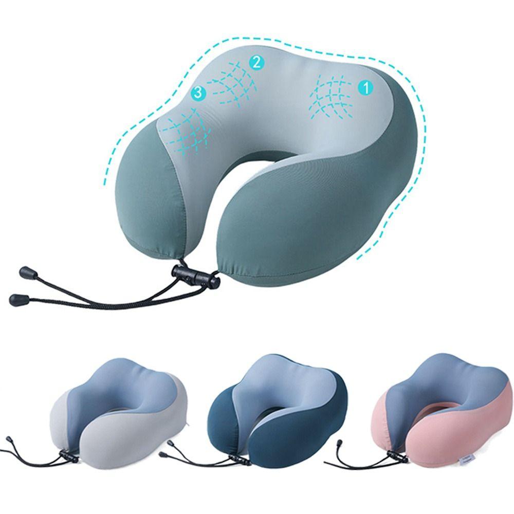 Storage Bags Neck Support Cushion Slow Rebound Sleeping Neck Pillow Business Trip