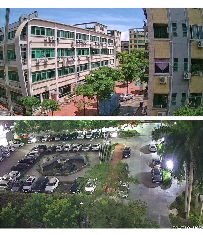 5 Million Strength Dual-Light Outdoor POE Surveillance Camera Set - High-Definition Full-Color Smart Monitoring Equipment