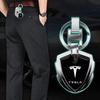 3D Metal Key Rings Car Logo Emblems Keychain Car Styling Accessories For Tesla Model Y Model S Model 3 Model X Space X