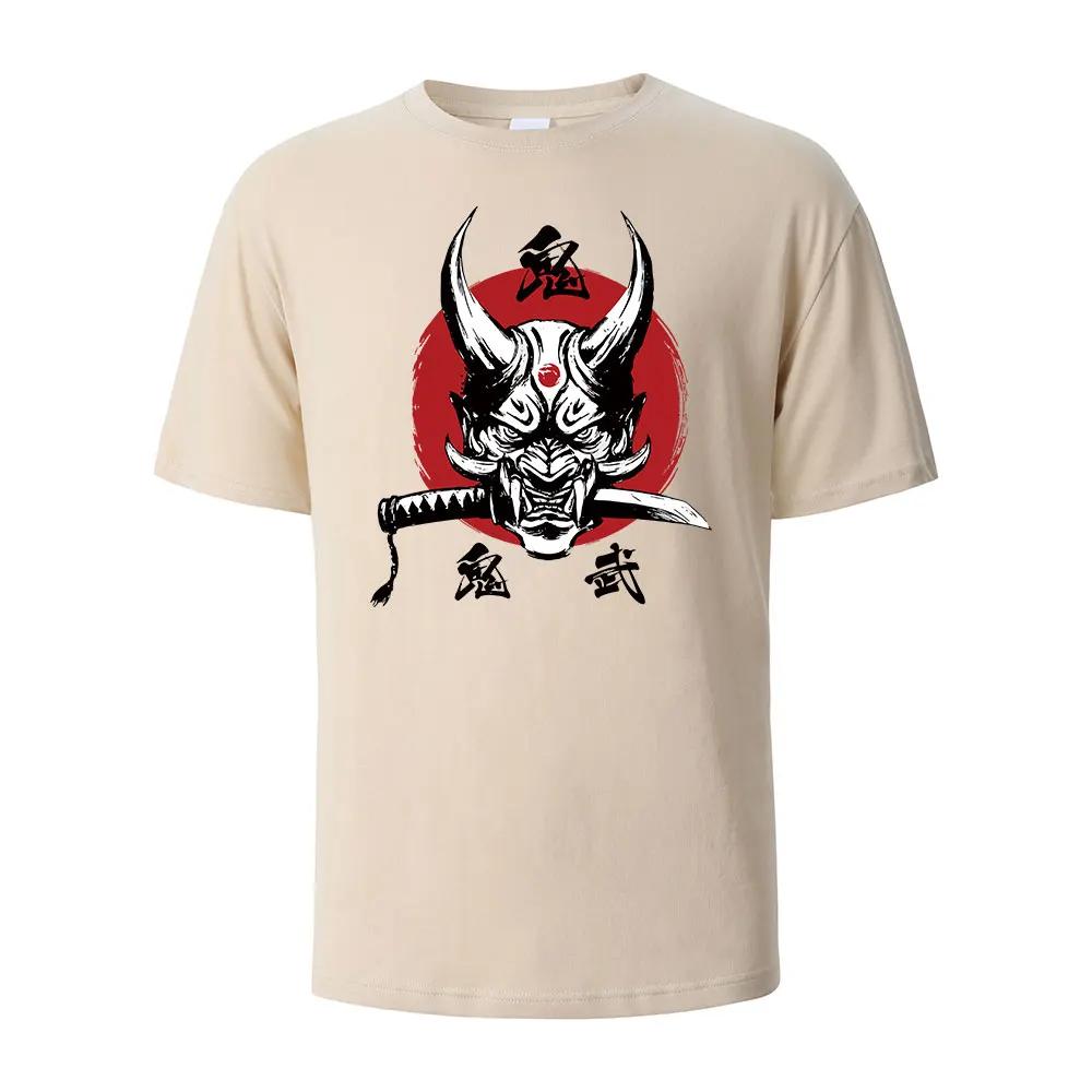 Onimusha Графический принт Мужские футболки 100% хлопок дышащие удобные топы для мужчин Летние свободные мужские топы harajuku Мужская одежда
