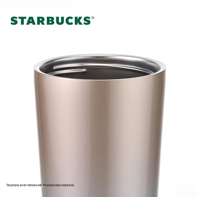 Термокружка Starbucks с двойной крышкой и переливающимся покрытием, для холодных и горячих напитков, из нержавеющей стали, 530 мл