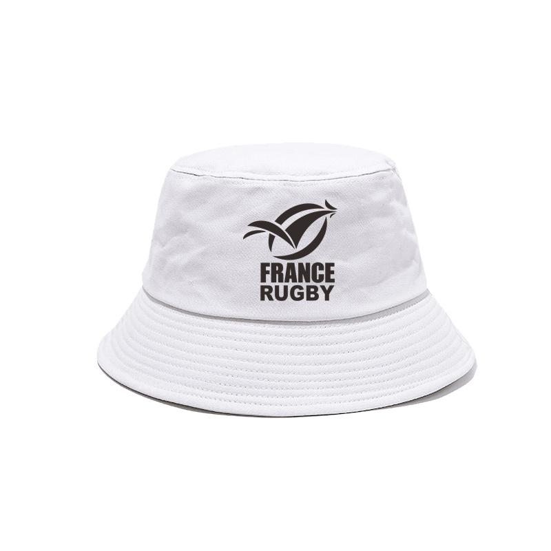 France Rugby Bucket Hat Cap Unisex Women Unisex Panama Cap Outdoor Summer Adjustable France Rugby Bob Caps MZ