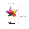Pack of 24 Pinwheel Hair Clip Colorful Windmill Hairpins Fun Hair Barrette Women Headwear Elegant Hair Pin Accessories