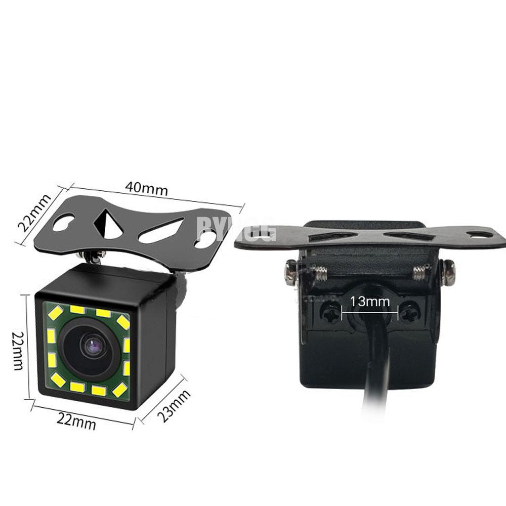 Car Rear View Camera Universal Auto Backup Parking Camera 12 LED Night Vision Waterproof Wide Angle HD Image