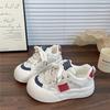 Thick-soled Little White Shoes, Leather Board Shoes, Women's Models, New Models In the Spring of 2025, Niche Non-collision Models, Versatile Shoes, B