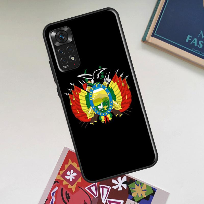 Bolivia Flag Art Case For Xiaomi Redmi Note 12 Pro Plus 8 9 10 11 Pro 8T 9S 10S 11S 12S 9C 10A 10C 12C Cover