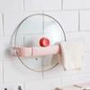 Plastic Wall Mounted Bathroom Telescopic Towel Bar Shelf Self-adhesive Rack Paper Roll Holder Hanging Hook Bathroom Supplies