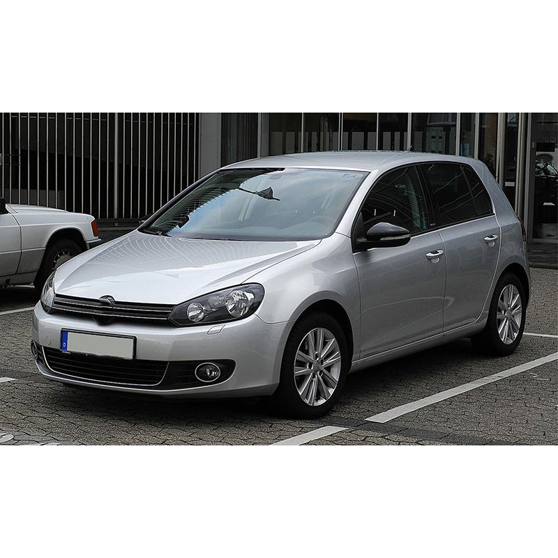 6 шт., стойки для оконных стоек автомобиля, наклейки на обшивку двери, наклейки, пригодные для VW Golf MK6 2009-2012, внешние аксессуары