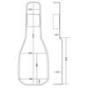 Чехол Kiktani для классической гитары, 20 мм, толстый, мягкий, рюкзак, тип GVB-60C