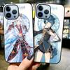 Чехол Genshin Impact для телефона Iphone 14 13 11 12 Pro Max Mini Xs Xr X 7 8 6s Plus Se 2022, защитная задняя крышка из закаленного стекла
