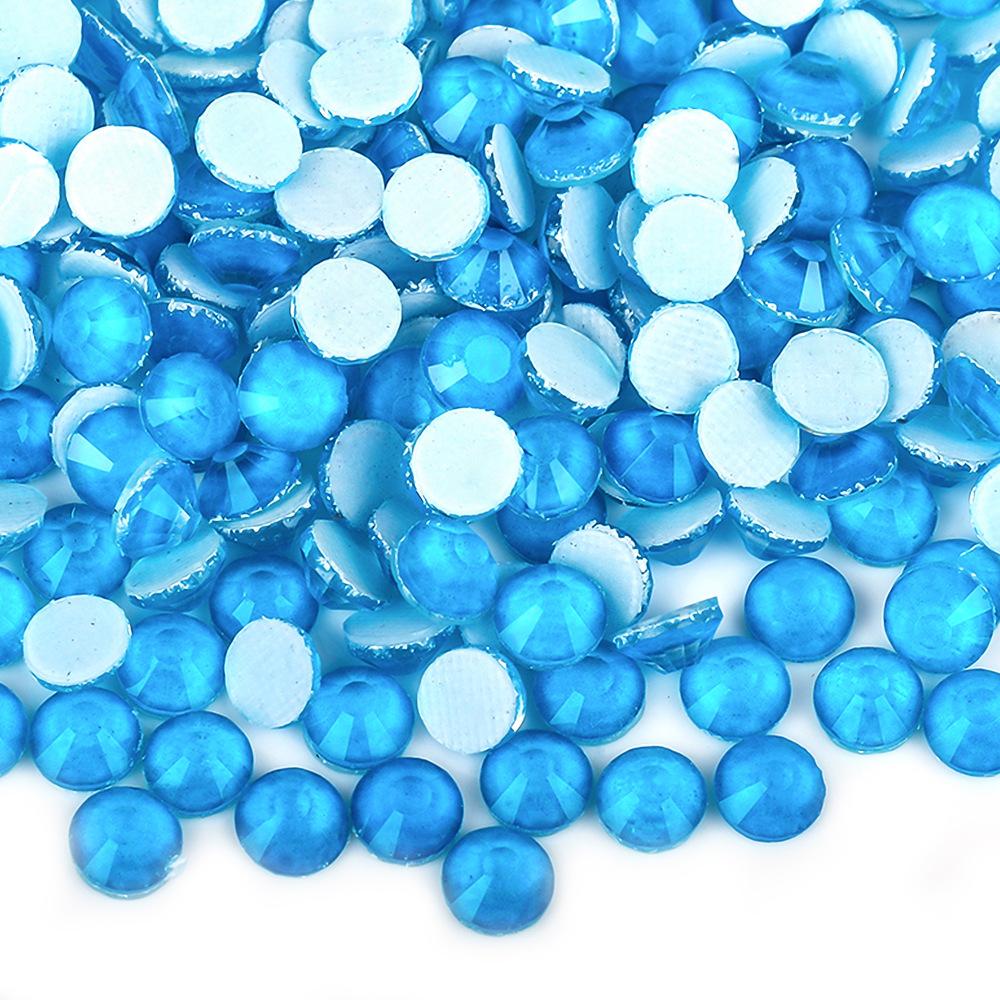 Weichen Имитация австрийского горячего бриллианта, неоновый флуоресцентный мокко резиновый низ сверла, стеклянный кристалл наклейки алмазный нейл-арт аксессуары для одежды своими руками