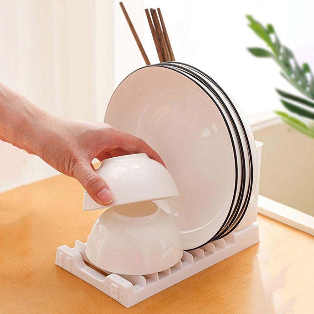 Large Capacity Utensils Drainer Racks Plastic Cutlery Holder Tableware Storage Rack for Home