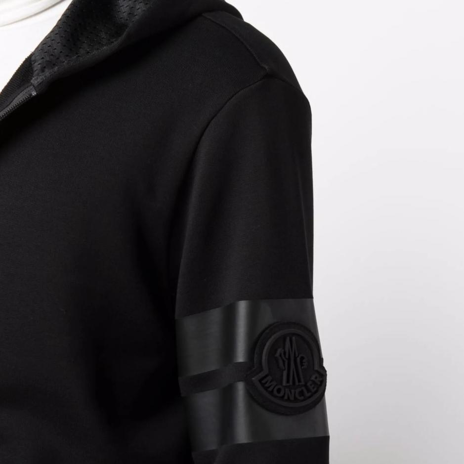 Moncler logo-patch zipped hoodie G20918G00007809KR
