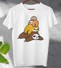 Пуловер Sloth Stack Футболка Смешной Постер Унисекс Мужской Женский Топ