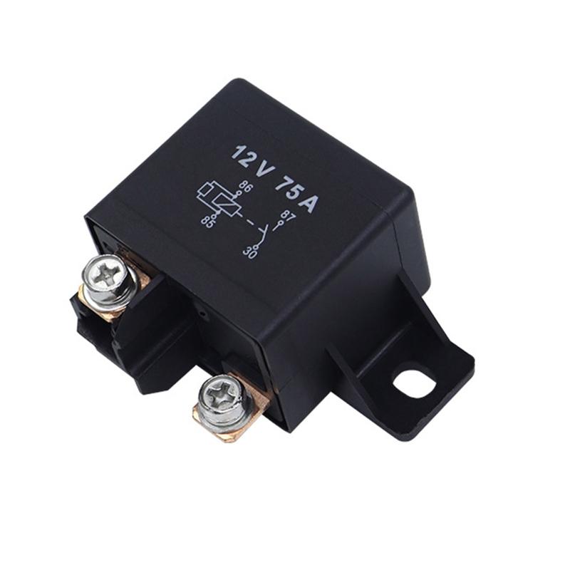 Heavy 0332002168 75A 12V Forklift Excavator Start Relay Multipurpose Terminal Relay High Temperature Resistance Large Capacity