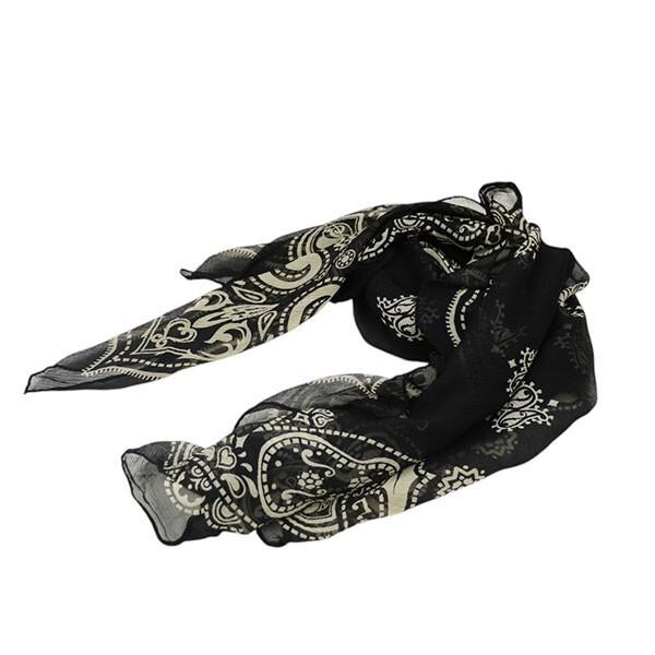 Used NUMBER (N)INE Number Nine Notes Paisley Scarf Stole Bandana 8054000256907