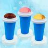 Quick-Frozen Smoothies Squeeze Cup Silicone Ice Cream Maker Cups Slushy Maker Cup  Juice Milk
