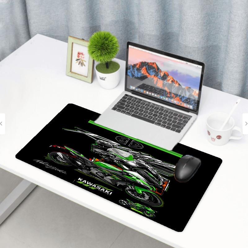 Kawasaki Print Mouse Pad, Anti‑Slip Desktop keyboard Mat, for PC Laptop Gaming Working Daily Use, Cool Festival Birthday Gift