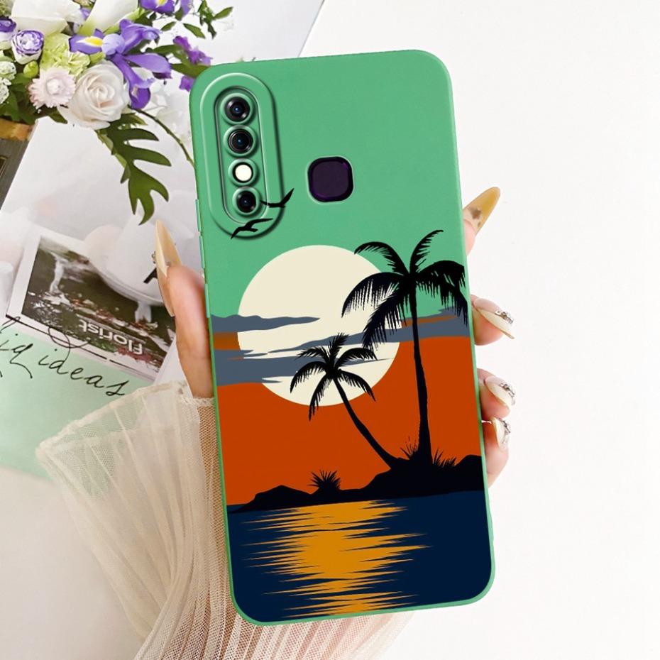 Cute Printed Phone Case For Infinix Hot 8 8Lite X650 X650C Soft Silicone Shockproof Cases For Infinix Hot 8 Lite Hot8 Bumpers