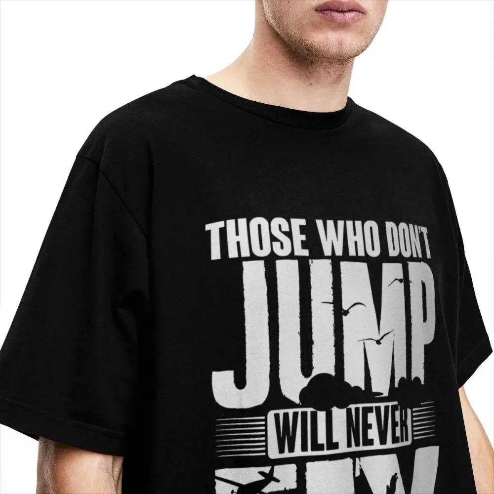 Винтажные футболки для прыжков с парашютом, для мужчин и женщин, для любителей прыжков с парашютом, футболка для подарка, одежда