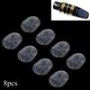 8pcs 0.5mm Silicone Alto Tenor Soprano Saxophone Clarinet Mouthpiece Cushions