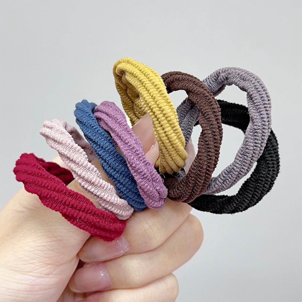 50Pcs No Hurt Hair Hair Ties High Elastic Hair Rope New Girls Hair Bands  Women Girls