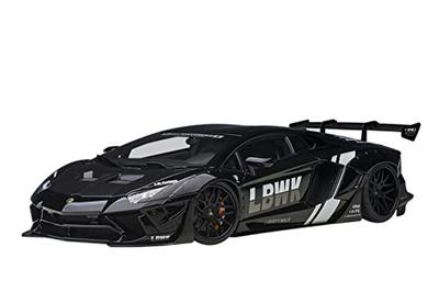 AUTOart Масштаб 1/18 Liberty Walk LB-WORKS Lamborghini Aventador Ограниченная серия Черный (Капот LBWK/Черный карбон) Готовая модель 79244