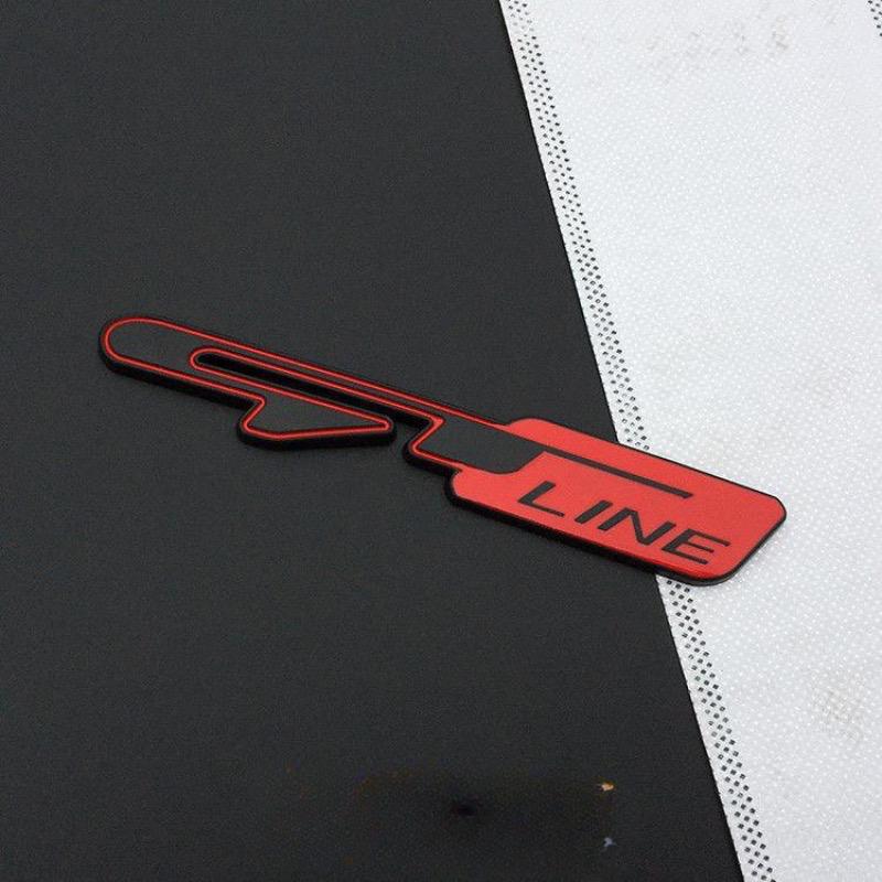 3D автомобильный дизайн GT line, крыло, задний багажник, эмблема, наклейка для Peugeot, Kia K9 Forte Ceed Cerato RIO K3 K5, аксессуары