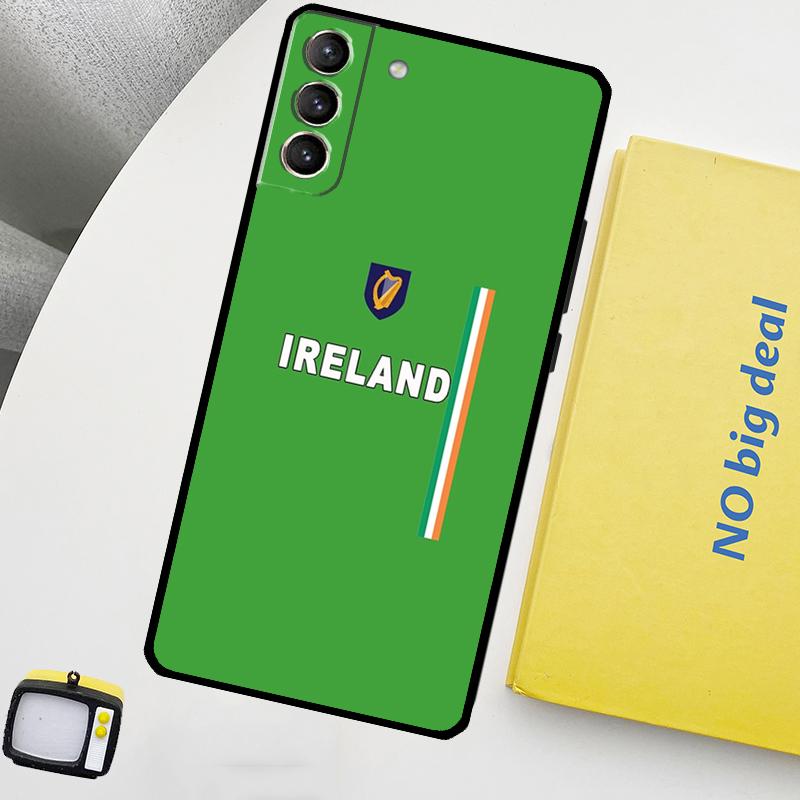 Irish Passport Ireland Flag Phone Case For Samsung Galaxy S25 S24 Ultra S20 S21 S22 S23 Plus S9 S10 S24 FE S25 FE Cover