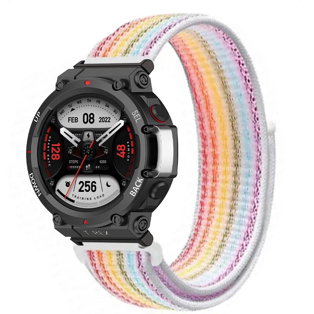 Нейлоновый ремешок-петля для умных часов Huami Amazfit T-REX 3/2, женский/мужской браслет для Amazfit T-Rex/T-Rex Pro, ремешок на запястье Correa